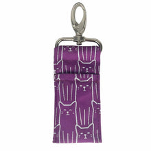Load image into Gallery viewer, Lip Balm Bag - Cat Prints - Purple