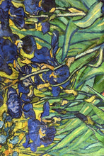Load image into Gallery viewer, Aloka Cupro Floral Scarves: Sage & Indigo