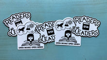 Load image into Gallery viewer, Vinyl Stickers - "Readers Are Leaders"