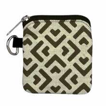 Load image into Gallery viewer, Fabric Earbuds Case - Earbuds Holder - Cute Tech Accessory -Navy Mauve