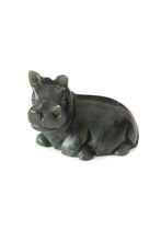 Load image into Gallery viewer, Tiny Zimbabwean Serpentine Hippo Sculpture