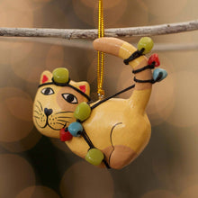 Load image into Gallery viewer, Tangled Up Cat Ornament