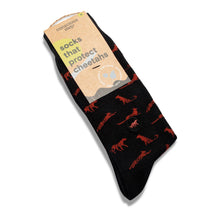 Load image into Gallery viewer, Socks that Protect Cheetahs - Small (Black Cheetahs)