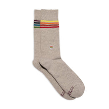 Load image into Gallery viewer, Socks that Save LGBTQ Lives - Small (Alternating Rainbow Stripes)