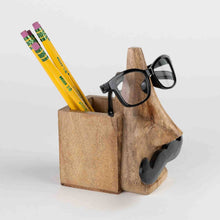Load image into Gallery viewer, Mustache Eyeglass & Pencil Holder