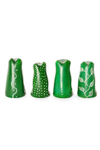 Load image into Gallery viewer, Googley Green Soapstone Frogs