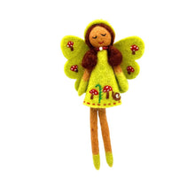 Load image into Gallery viewer, Saffron Fairy Felt Ornament - Woodlands