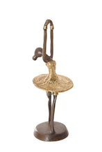 Load image into Gallery viewer, Golden Ballerina in Relevé Burkina Bronze Sculpture