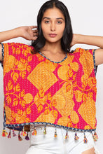 Load image into Gallery viewer, Cotton Kantha Crop Top