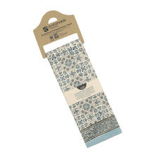 Load image into Gallery viewer, Cotton Kitchen Towel | Hand Block Printed | Lily | River