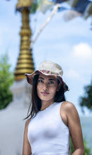 Load image into Gallery viewer, Natural Hemp Hat with Band Trim Edge