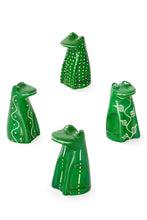 Load image into Gallery viewer, Googley Green Soapstone Frogs