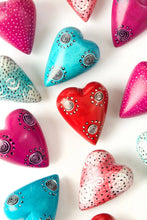 Load image into Gallery viewer, Super Tiny Soapstone Hearts (Swahili African Modern)