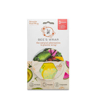 Load image into Gallery viewer, Bees Wrap Reusable Beeswax Food Wraps 3 Pack - Fresh Squeeze