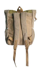 Load image into Gallery viewer, Natural Hemp Roll-Up Top Backpack