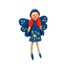 Load image into Gallery viewer, Clementine Fairy Felt Ornament - Woodlands