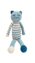 Load image into Gallery viewer, Sleeping Kitten - Plush Toy Rattle - Pink