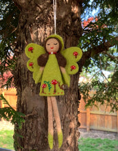 Load image into Gallery viewer, Meadow Fairy Felt Ornament - Woodlands