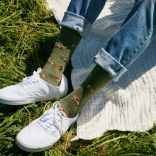 Load image into Gallery viewer, Socks that Protect Tigers - Medium (Green Tigers)