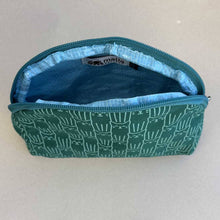 Load image into Gallery viewer, Cat Print Cosmetic Case - Gift for Cat Lovers - Fair Trade: Black