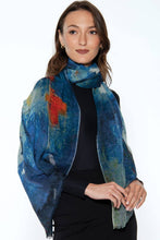 Load image into Gallery viewer, Amiya Fine Wool Shawls: Red Multi Patchwork