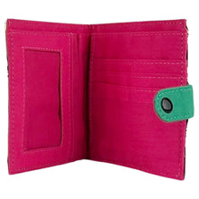 Load image into Gallery viewer, Canvas Square Wallet - Vegan Wallet - Black Dogs