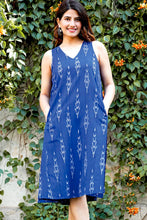Load image into Gallery viewer, Ikat Handloom Dresses : Burgundy / S/M