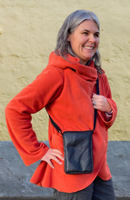 Load image into Gallery viewer, Small Handcrafted Recycled Rubber Crossbody, Removable Strap