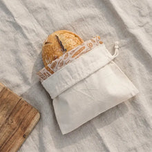 Load image into Gallery viewer, Bees Wrap Reusable Beeswax Lined Artisan Bread Bag - Natural