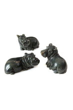 Load image into Gallery viewer, Tiny Zimbabwean Serpentine Hippo Sculpture