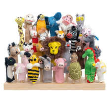 Load image into Gallery viewer, Animal Mix Organic Cotton Finger Puppet
