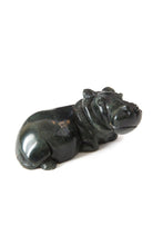 Load image into Gallery viewer, Tiny Zimbabwean Serpentine Hippo Sculpture