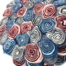 Load image into Gallery viewer, Dark Forest Mushroom Felt Swirl Trivet