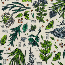Load image into Gallery viewer, Bees Wrap Reusable Beeswax Food Wraps 3 Pack - Herb Garden