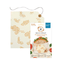 Load image into Gallery viewer, 1 Sandwich Wrap - Honeycomb Print