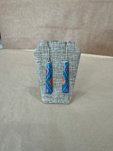 Load image into Gallery viewer, Andean Stone & Sterling Silver Earrings - Long Dangle