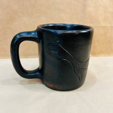 Load image into Gallery viewer, Black Ceramic Handled Mug with Etching