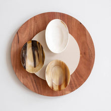 Load image into Gallery viewer, Oval Horn Bowl - White