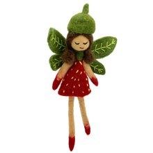 Load image into Gallery viewer, Strawberry Fairy Ornament: Fern