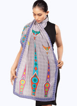 Load image into Gallery viewer, Folk Art Cat Scarf