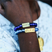 Load image into Gallery viewer, Recycled Glass Bracelet - Hope
