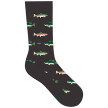 Load image into Gallery viewer, Socks that Protect National Parks - Medium (Gray Fish)