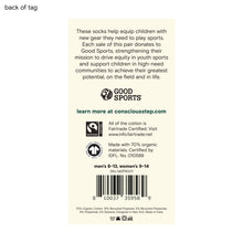 Load image into Gallery viewer, Socks that Support Youth Sports - Medium (Gray Baseballs)