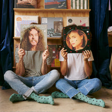 Load image into Gallery viewer, Socks that Support Music - Small (Green Pianos)