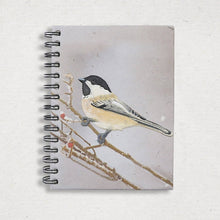 Load image into Gallery viewer, Large Notebook - Chickadee Design