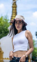 Load image into Gallery viewer, Natural Hemp Hat with Band Trim Edge