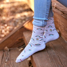 Load image into Gallery viewer, Socks that Save LGBTQ Lives - Medium (Radiant Rainbows)