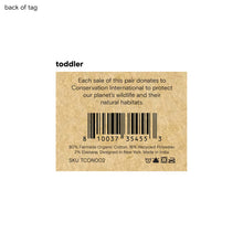 Load image into Gallery viewer, Kids Socks that Protect Elephants | Organic Cotton Kids Sock: Preschool