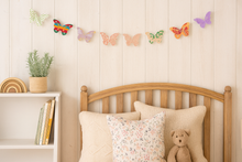 Load image into Gallery viewer, Butterfly Recycled Paper Garland - Assorted Prints