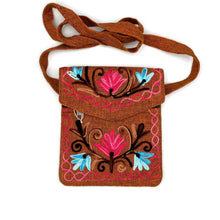 Load image into Gallery viewer, Embroidered Floral 3-Pocket Shoulder Bag